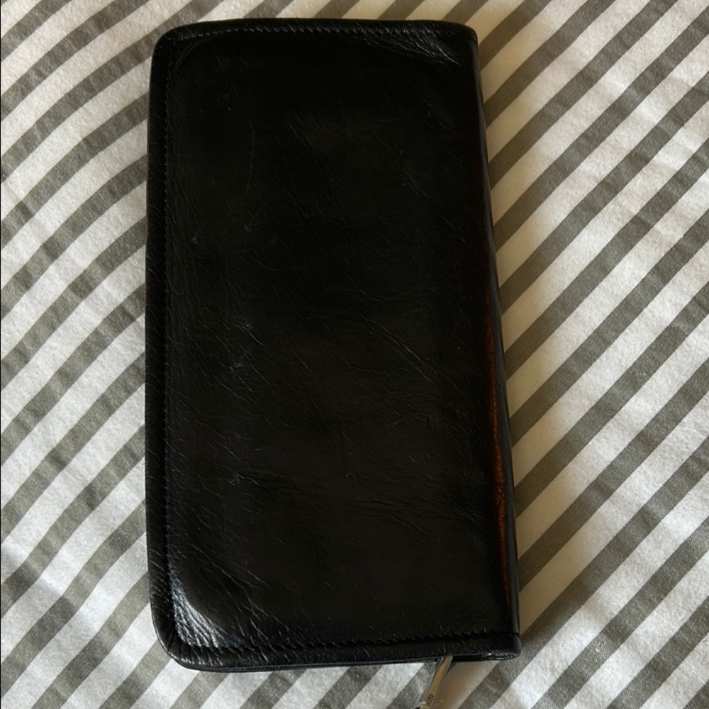 HOBO Black Leather Wallet